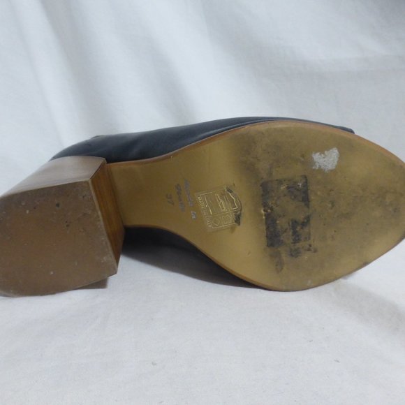 RUDSAK, size 37, open toe heels, zip back, Made In Italy, GUC - Picture 10 of 15